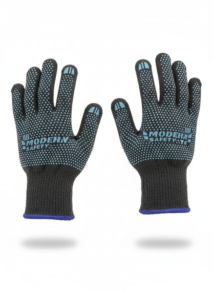 Premium Knitted Beanie Cap, Neck Gaiter And Touchscreen Gloves Combo Pack | Complete Winter Essentials For Cold Weather Protection (Brown)